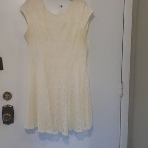 White lace dress